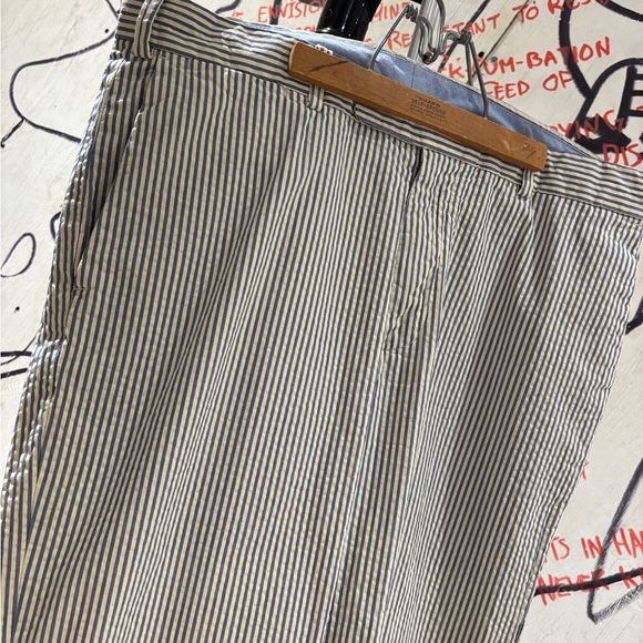 Vintage 90s Ralph Lauren Polo Seersucker  Trouser Pants - Picture 4 of 7